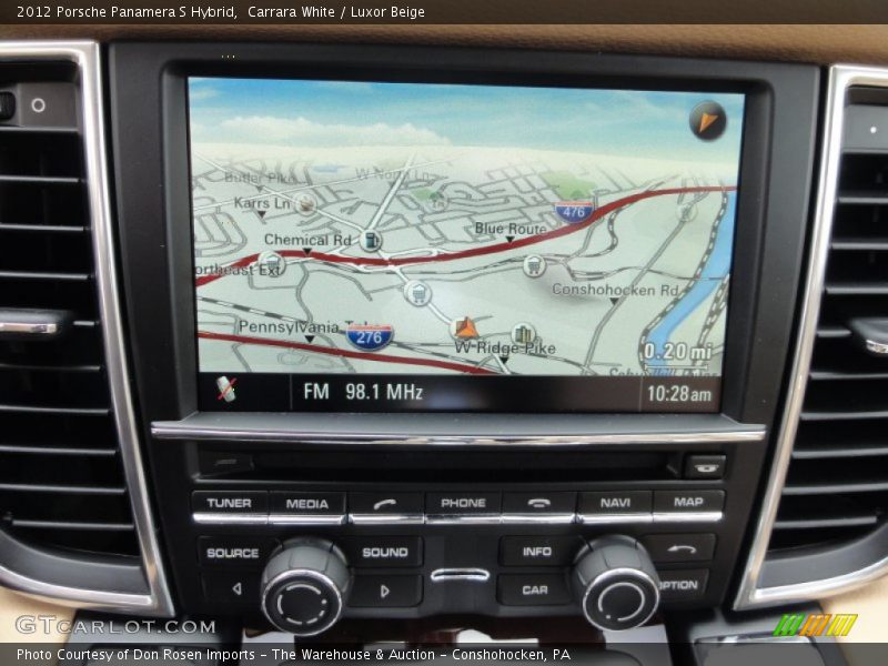 Navigation of 2012 Panamera S Hybrid