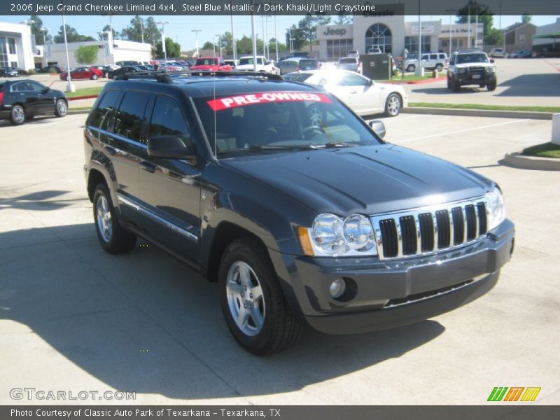 Steel Blue Metallic / Dark Khaki/Light Graystone 2006 Jeep Grand Cherokee Limited 4x4
