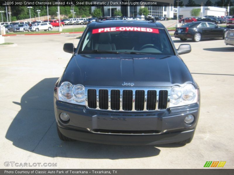 Steel Blue Metallic / Dark Khaki/Light Graystone 2006 Jeep Grand Cherokee Limited 4x4