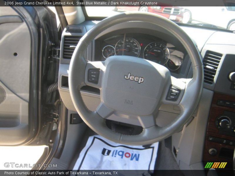 Steel Blue Metallic / Dark Khaki/Light Graystone 2006 Jeep Grand Cherokee Limited 4x4