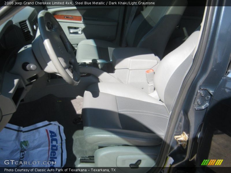 Steel Blue Metallic / Dark Khaki/Light Graystone 2006 Jeep Grand Cherokee Limited 4x4