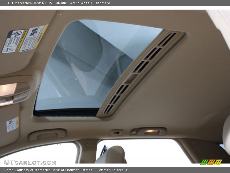 Arctic White / Cashmere 2011 Mercedes-Benz ML 350 4Matic