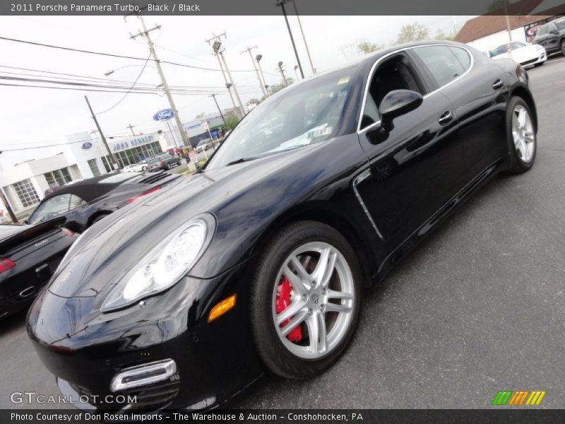 Black / Black 2011 Porsche Panamera Turbo