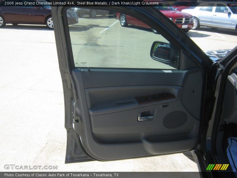 Steel Blue Metallic / Dark Khaki/Light Graystone 2006 Jeep Grand Cherokee Limited 4x4