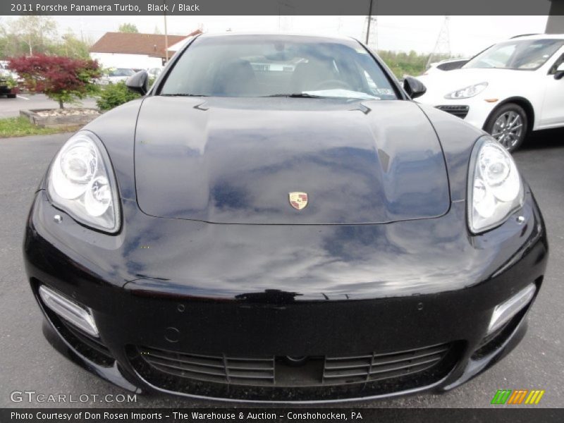 Black / Black 2011 Porsche Panamera Turbo