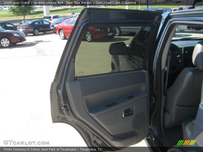 Steel Blue Metallic / Dark Khaki/Light Graystone 2006 Jeep Grand Cherokee Limited 4x4