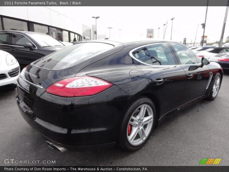 Black / Black 2011 Porsche Panamera Turbo