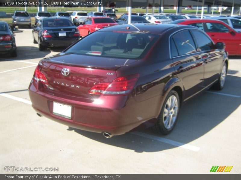 Cassis Red Pearl / Light Gray 2009 Toyota Avalon XLS