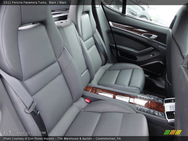 Rear Seat of 2011 Panamera Turbo