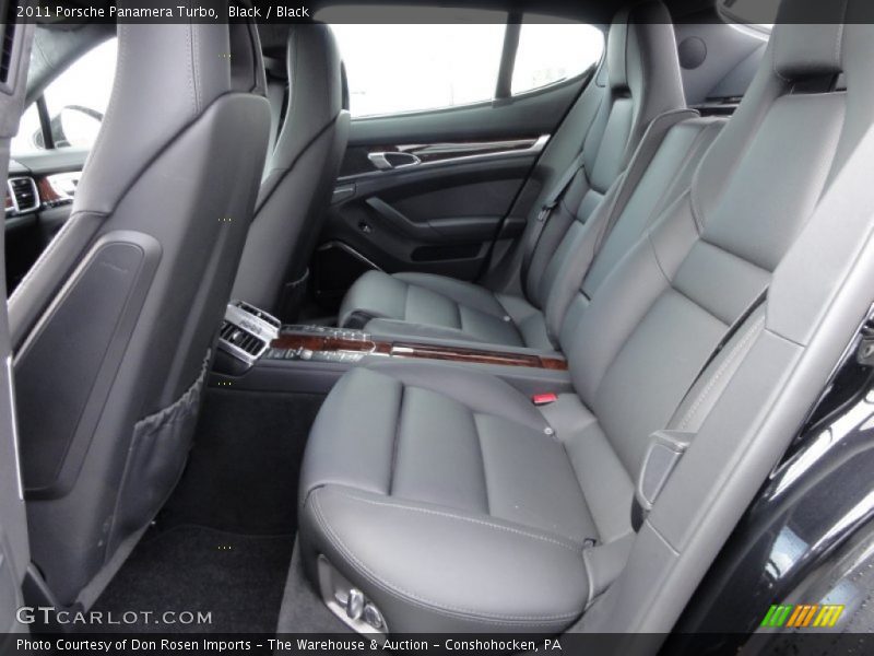 Black / Black 2011 Porsche Panamera Turbo