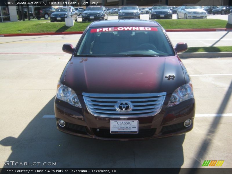 Cassis Red Pearl / Light Gray 2009 Toyota Avalon XLS