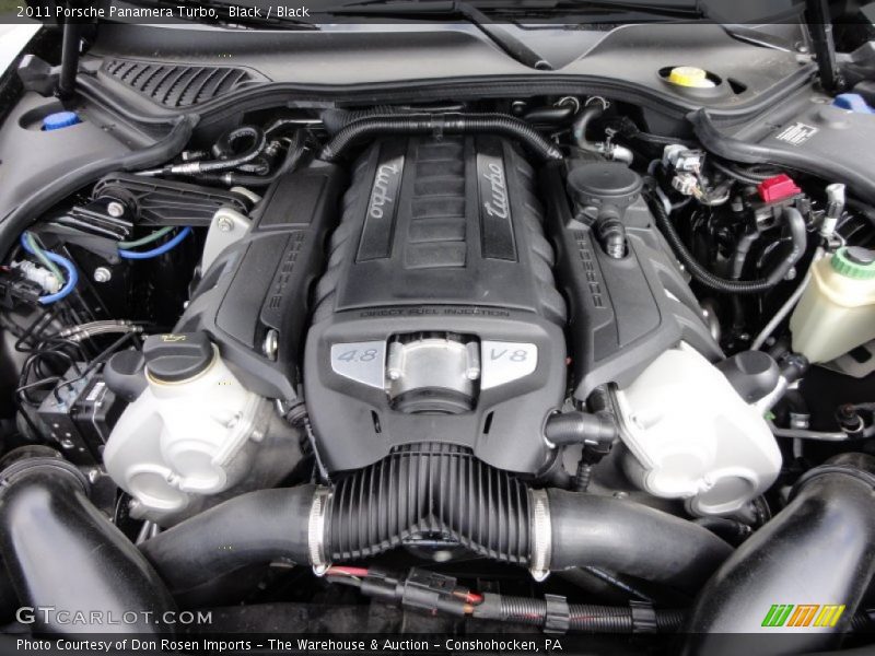  2011 Panamera Turbo Engine - 4.8 Liter DFI Twin-Turbocharged DOHC 32-Valve VarioCam Plus V8