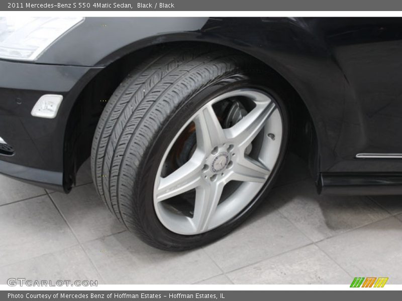 Black / Black 2011 Mercedes-Benz S 550 4Matic Sedan