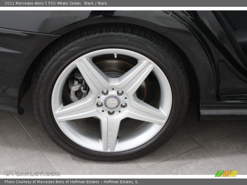 Black / Black 2011 Mercedes-Benz S 550 4Matic Sedan