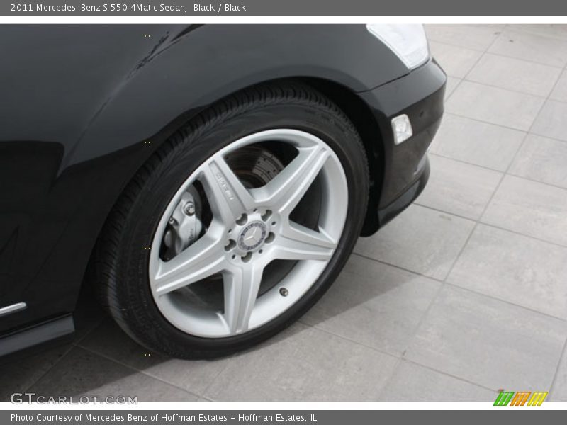 Black / Black 2011 Mercedes-Benz S 550 4Matic Sedan