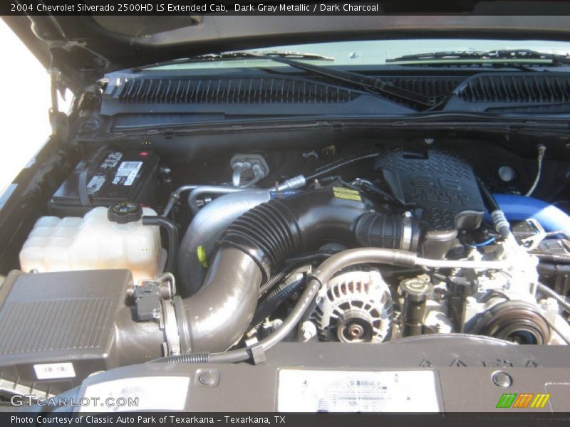 Dark Gray Metallic / Dark Charcoal 2004 Chevrolet Silverado 2500HD LS Extended Cab