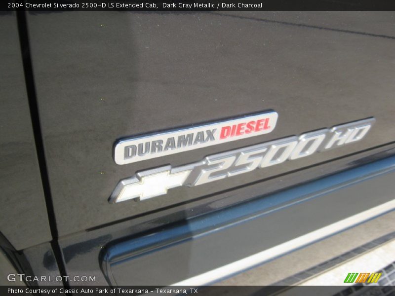 Dark Gray Metallic / Dark Charcoal 2004 Chevrolet Silverado 2500HD LS Extended Cab