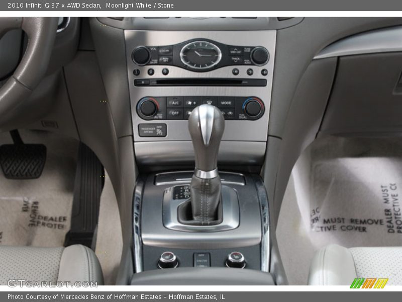 Moonlight White / Stone 2010 Infiniti G 37 x AWD Sedan