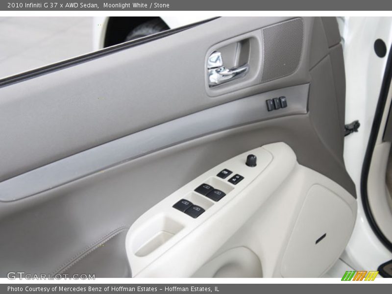 Moonlight White / Stone 2010 Infiniti G 37 x AWD Sedan