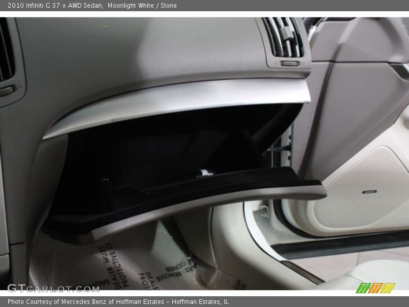 Moonlight White / Stone 2010 Infiniti G 37 x AWD Sedan