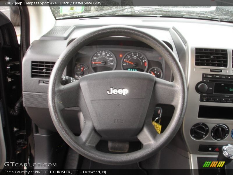 Black / Pastel Slate Gray 2007 Jeep Compass Sport 4x4