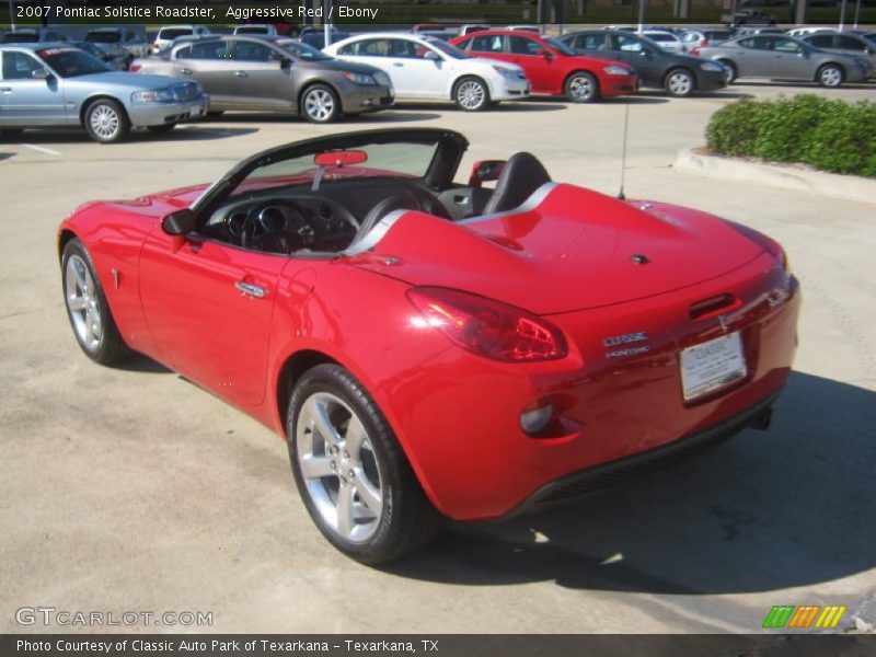 Aggressive Red / Ebony 2007 Pontiac Solstice Roadster