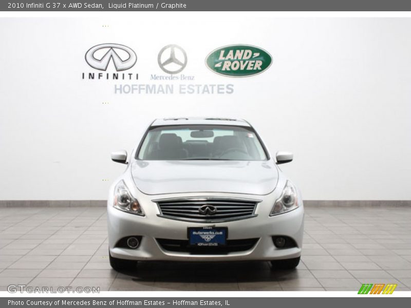 Liquid Platinum / Graphite 2010 Infiniti G 37 x AWD Sedan