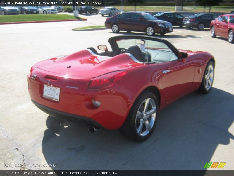 Aggressive Red / Ebony 2007 Pontiac Solstice Roadster