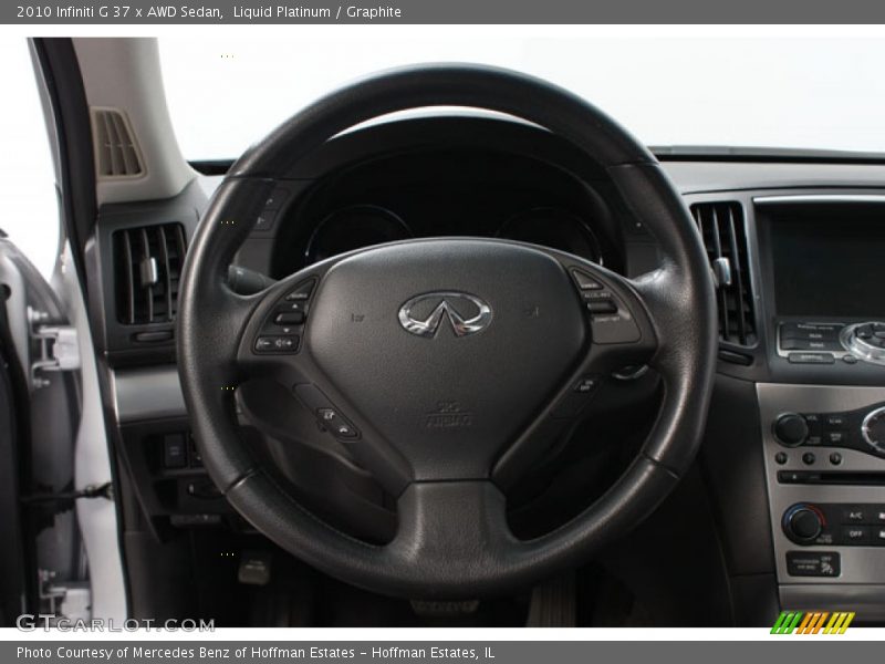 Liquid Platinum / Graphite 2010 Infiniti G 37 x AWD Sedan