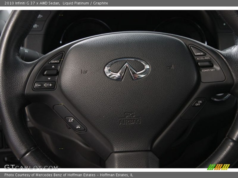 Liquid Platinum / Graphite 2010 Infiniti G 37 x AWD Sedan