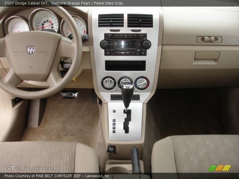 Sunburst Orange Pearl / Pastel Slate Gray 2007 Dodge Caliber SXT