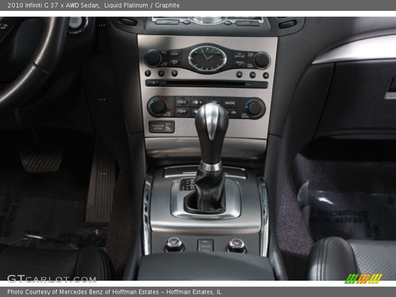 Liquid Platinum / Graphite 2010 Infiniti G 37 x AWD Sedan