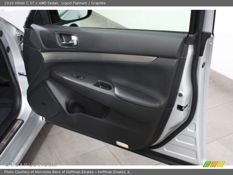 Liquid Platinum / Graphite 2010 Infiniti G 37 x AWD Sedan