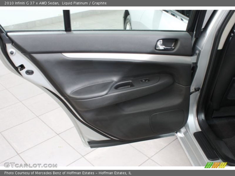 Liquid Platinum / Graphite 2010 Infiniti G 37 x AWD Sedan