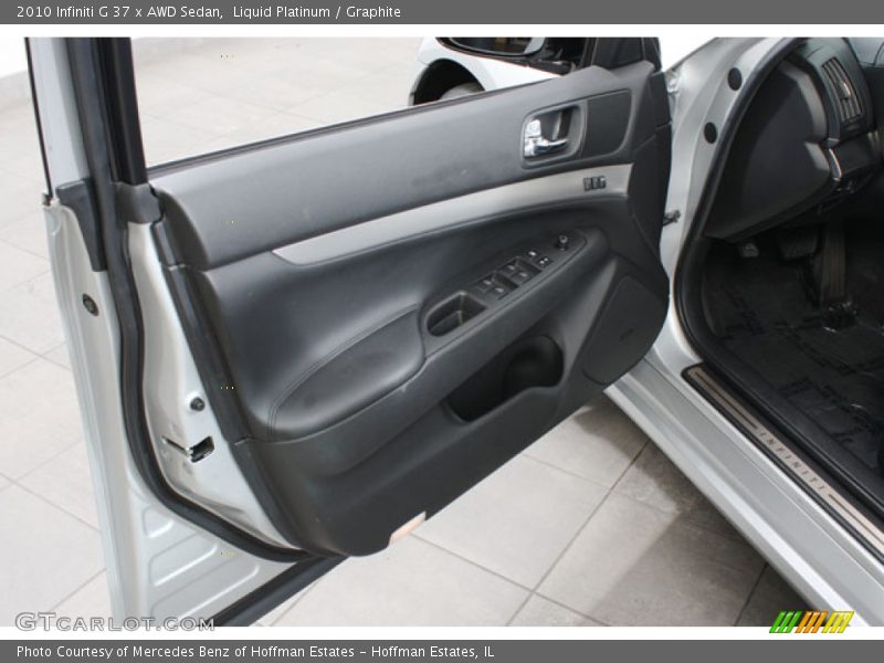 Liquid Platinum / Graphite 2010 Infiniti G 37 x AWD Sedan