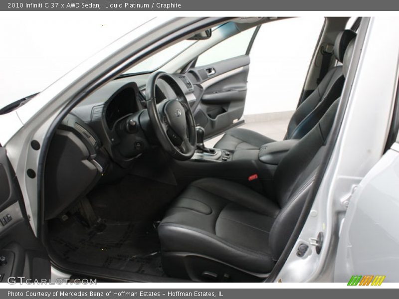 Liquid Platinum / Graphite 2010 Infiniti G 37 x AWD Sedan