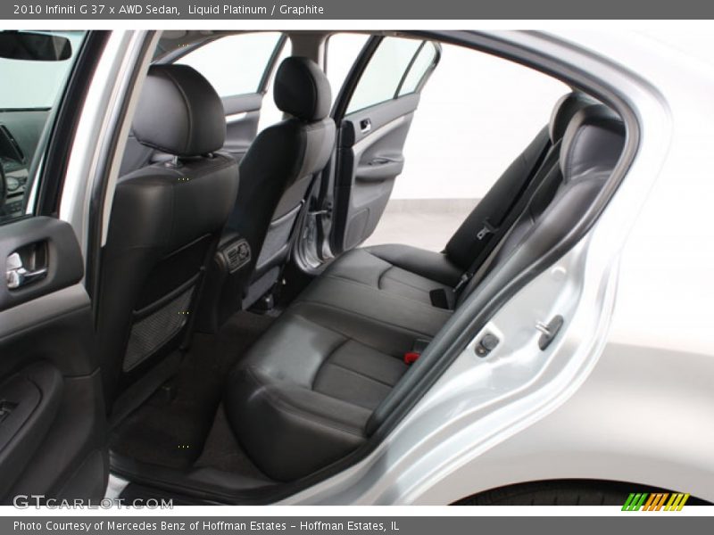Liquid Platinum / Graphite 2010 Infiniti G 37 x AWD Sedan