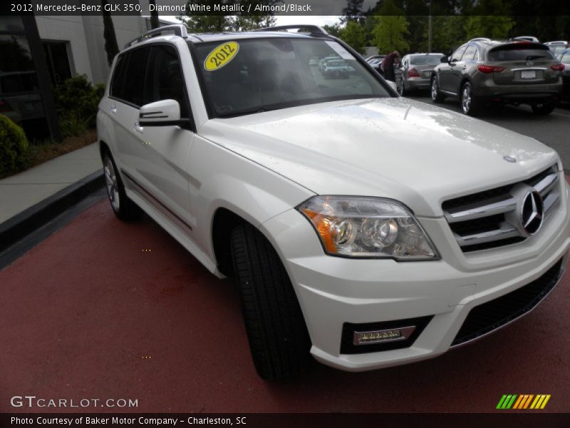 Diamond White Metallic / Almond/Black 2012 Mercedes-Benz GLK 350