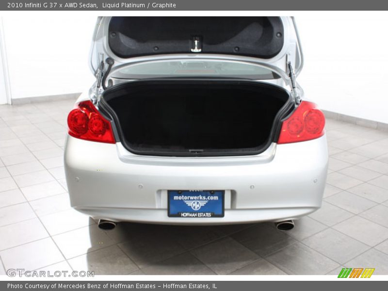 Liquid Platinum / Graphite 2010 Infiniti G 37 x AWD Sedan