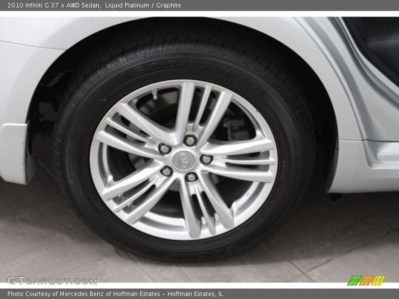 Liquid Platinum / Graphite 2010 Infiniti G 37 x AWD Sedan
