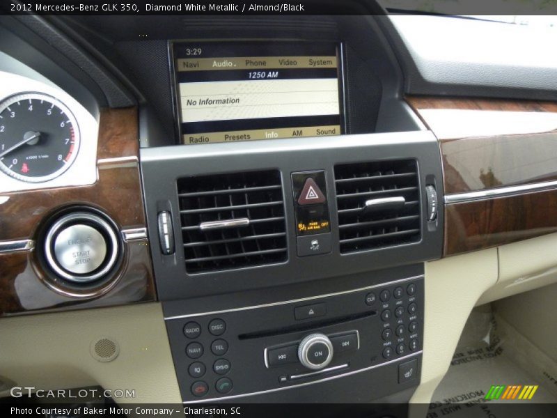 Diamond White Metallic / Almond/Black 2012 Mercedes-Benz GLK 350