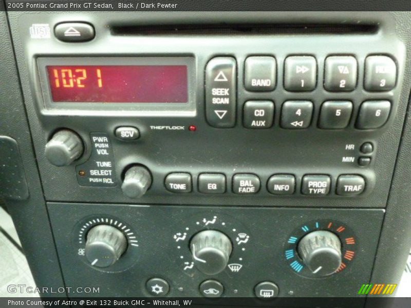 Black / Dark Pewter 2005 Pontiac Grand Prix GT Sedan