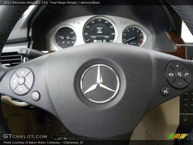 Pearl Beige Metallic / Almond/Black 2012 Mercedes-Benz GLK 350