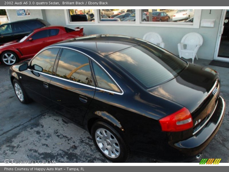 Brilliant Black / Ebony Black 2002 Audi A6 3.0 quattro Sedan