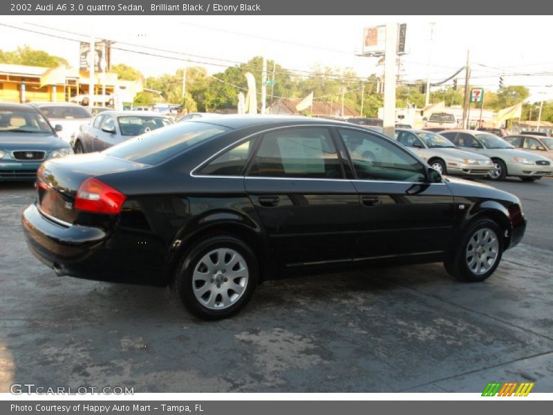 Brilliant Black / Ebony Black 2002 Audi A6 3.0 quattro Sedan