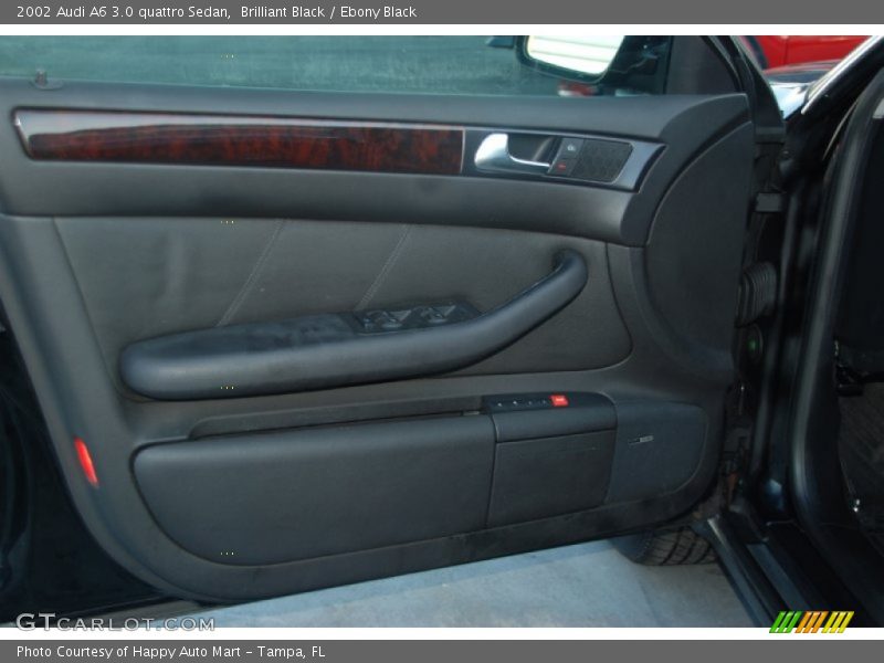 Brilliant Black / Ebony Black 2002 Audi A6 3.0 quattro Sedan