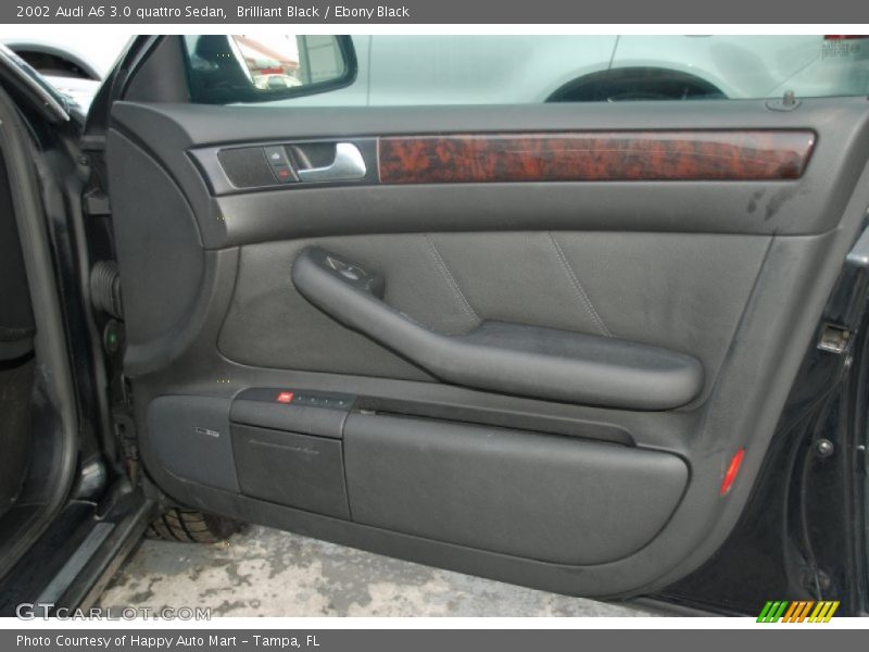 Brilliant Black / Ebony Black 2002 Audi A6 3.0 quattro Sedan