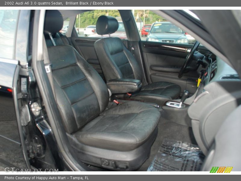 Brilliant Black / Ebony Black 2002 Audi A6 3.0 quattro Sedan