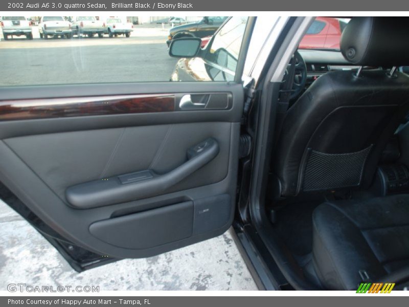Brilliant Black / Ebony Black 2002 Audi A6 3.0 quattro Sedan