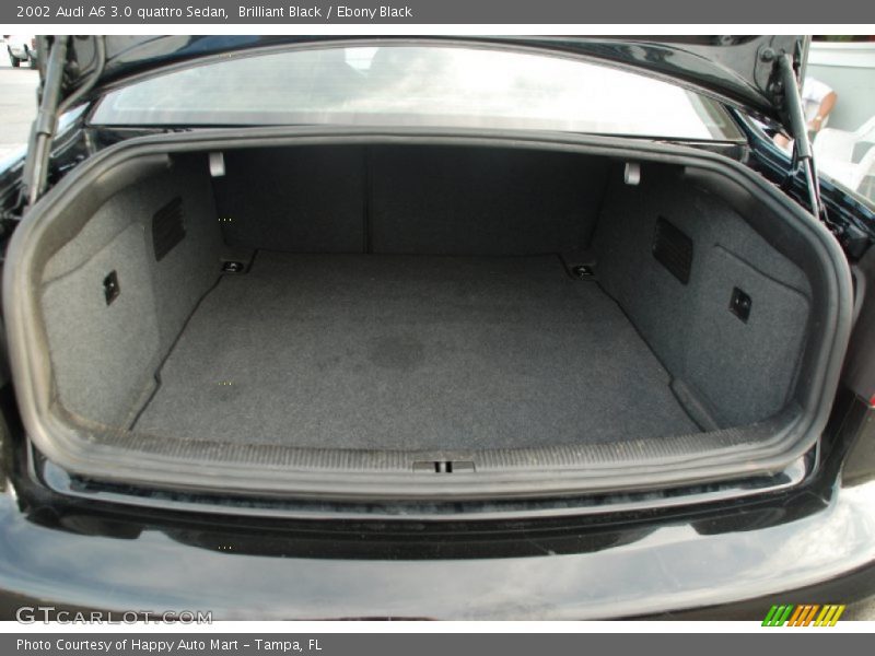 Brilliant Black / Ebony Black 2002 Audi A6 3.0 quattro Sedan